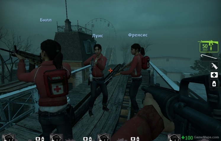 All survivors is Zoey in l4d2 campaigns