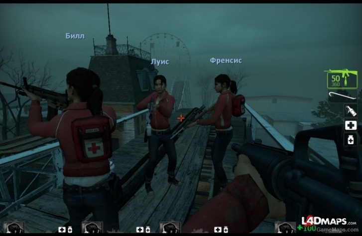 All survivors is Zoey in l4d2 campaigns for multiplayer