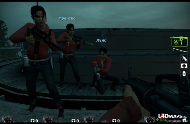 All survivors is Zoey in l4d2 campaigns for multiplayer