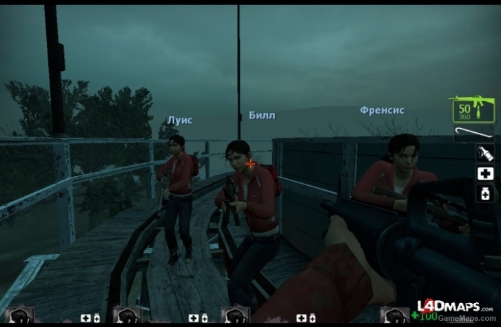 All survivors is Zoey in l4d2 campaigns for multiplayer