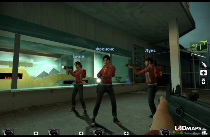All survivors is Zoey in l4d2 campaigns for multiplayer