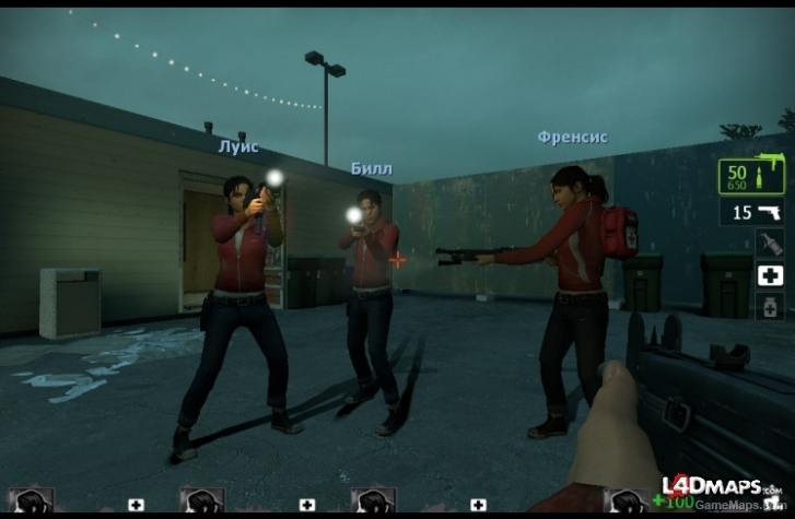 All survivors is Zoey in l4d2 campaigns for multiplayer