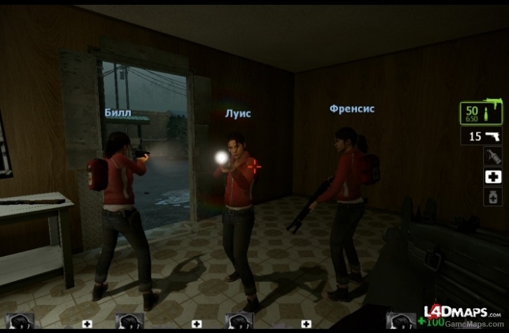 All survivors is Zoey in l4d2 campaigns for multiplayer