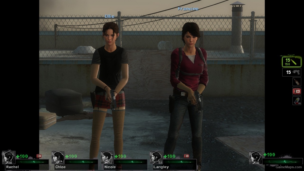 All Zoey survivors (different models)
