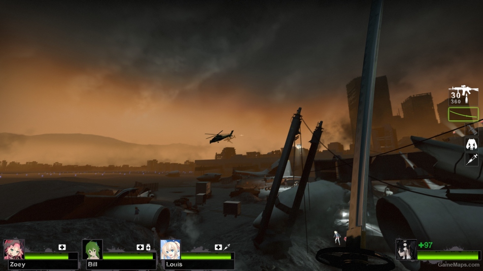 Alternative Airplane Crash Scene (T129 ATAK Custom sound-l4dkk)