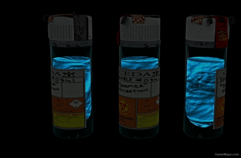Animated Glowing Vomitjar Blue V3