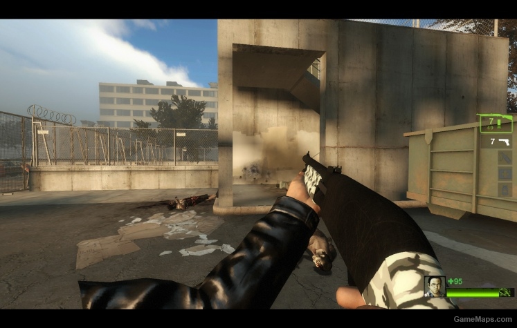 Arctic Camo Shotgun