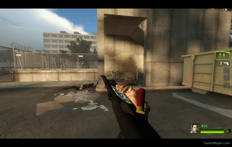 Arctic Camo Shotgun