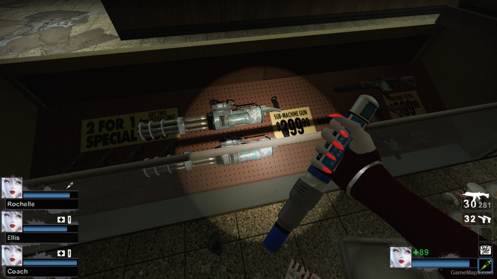 Arknights - Pallas Serious Sam 3 XM214-A Minigun skin glow [uzi] (request)