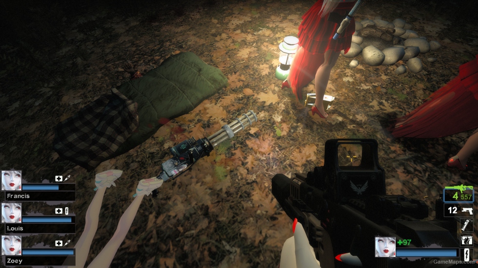 Arknights - Pallas Serious Sam 3 XM214-A Minigun skin glow [uzi] (request)
