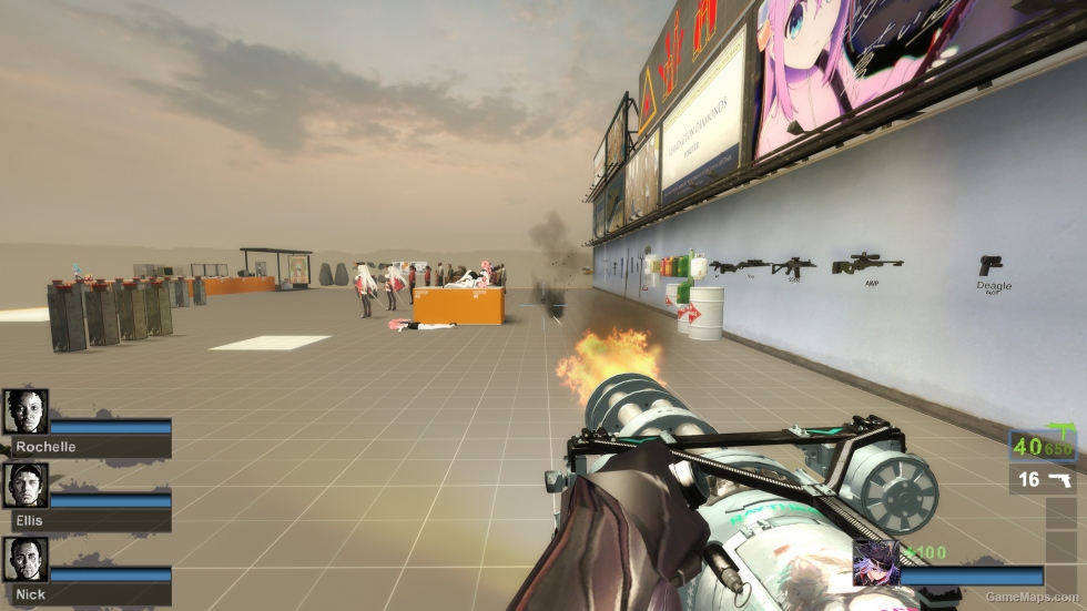 Arknights - Pallas Serious Sam 3 XM214-A Minigun skin glow [uzi] (request)