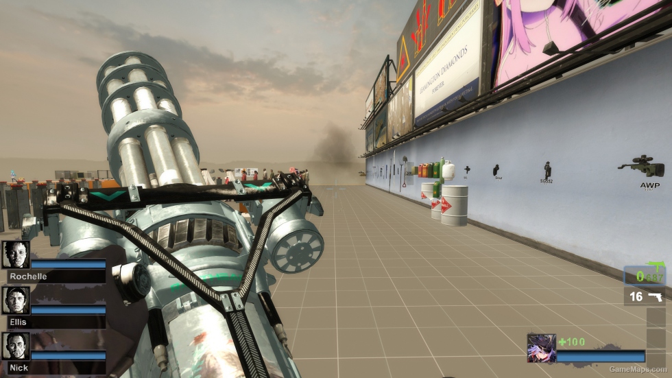 Arknights - Pallas Serious Sam 3 XM214-A Minigun skin glow [uzi] (request)