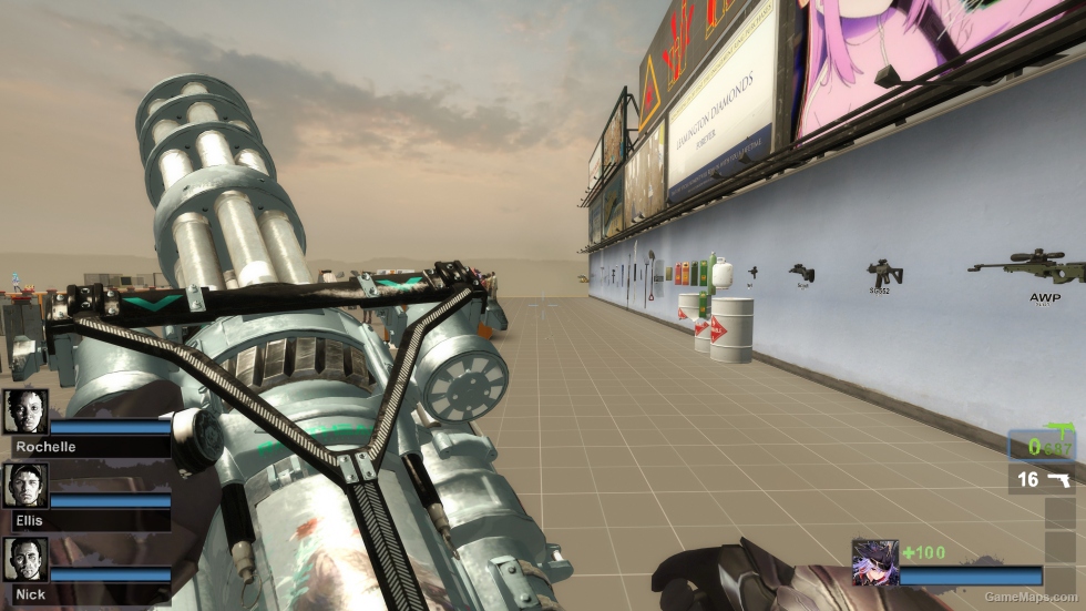 Arknights - Pallas Serious Sam 3 XM214-A Minigun skin glow [uzi] (request)
