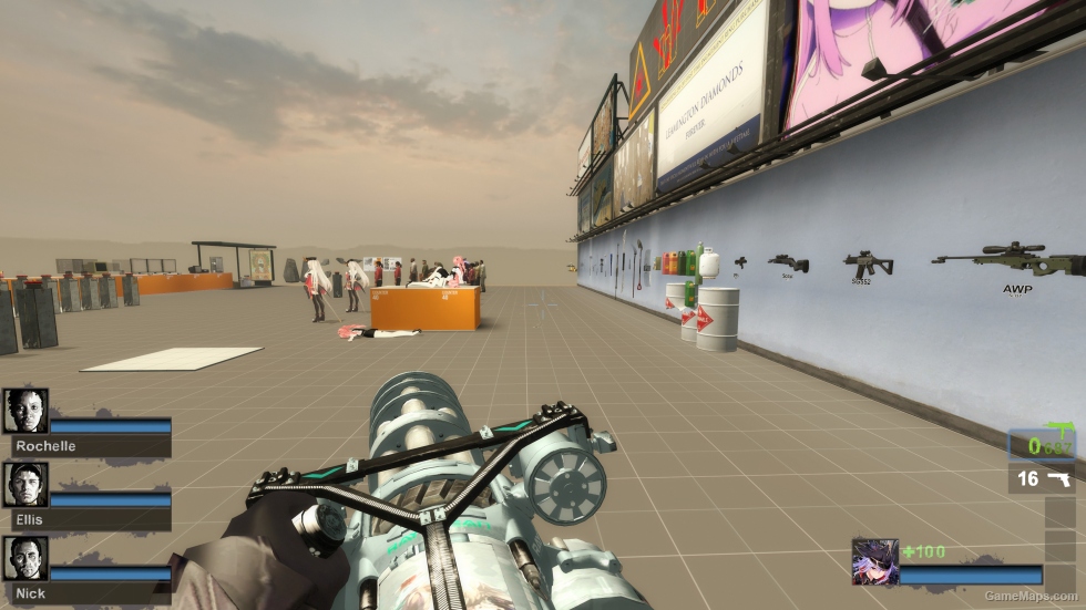 Arknights - Pallas Serious Sam 3 XM214-A Minigun skin glow [uzi] (request)