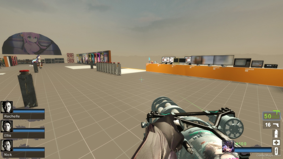 Arknights - Pallas Serious Sam 3 XM214-A Minigun skin glow [uzi] (request)