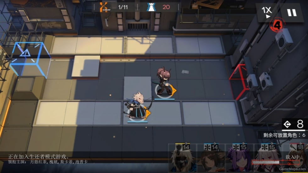 Arknights map 0-1（明日方舟 地图 0-1）