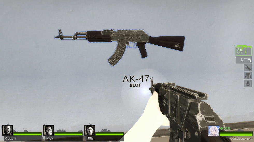 Back 4 Blood AK47 (L4D2 Animations) [AKM] {Sound fix Ver}