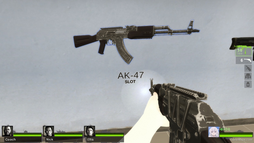 Back 4 Blood AK47 (L4D2 Animations) [AKM] {Sound fix Ver}