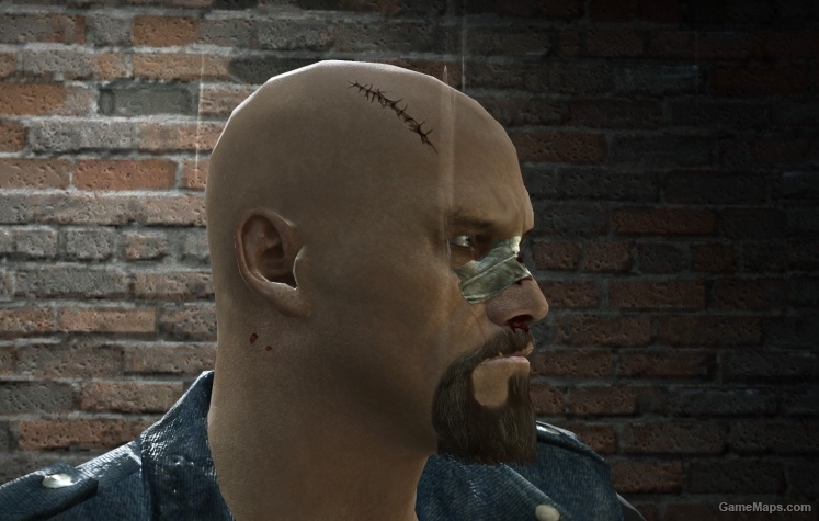 Bald Injured Francis Head (w/goatee)