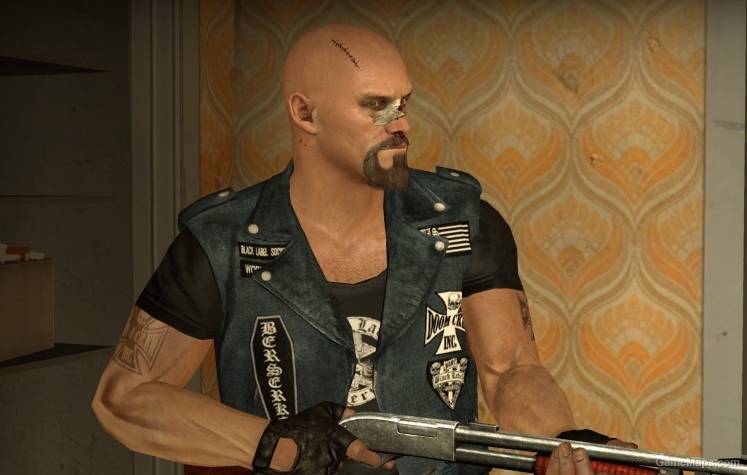 Bald Injured Francis Head (w/goatee)