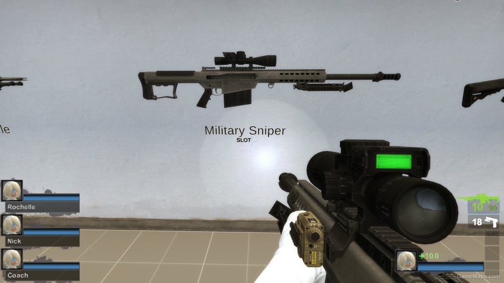 Barret M107-AX Grey (Replaces Military Sniper)