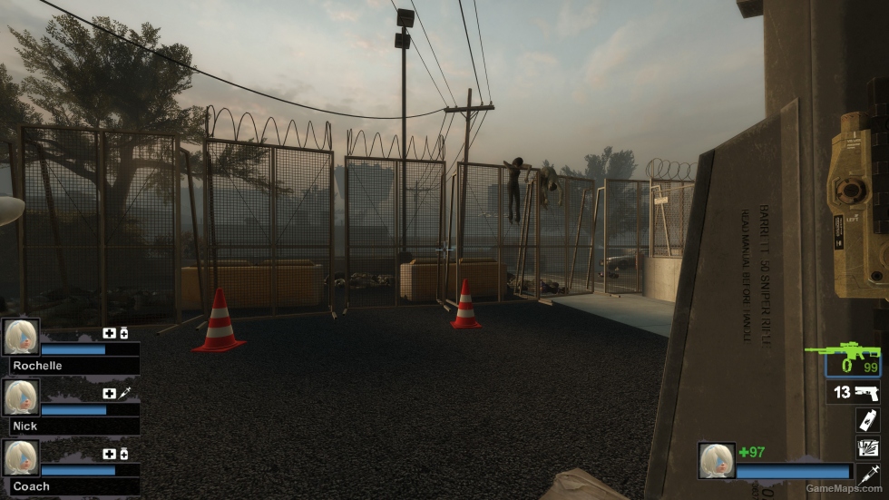 Barret M107-AX Grey (Replaces Military Sniper)