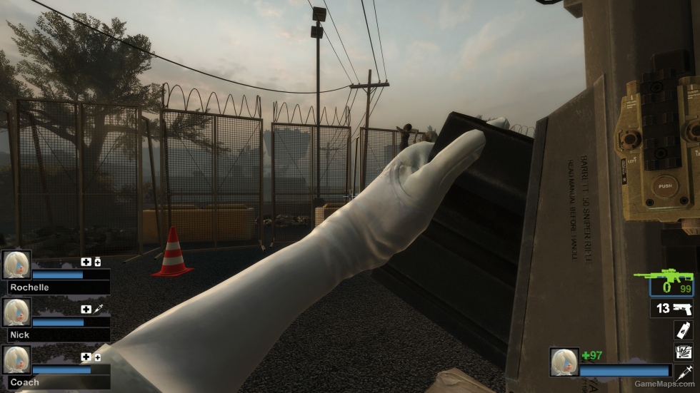 Barret M107-AX Grey (Replaces Military Sniper)
