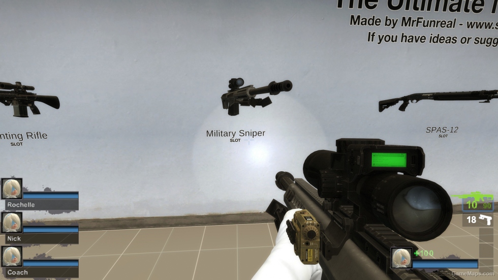 Barret M107-AX Grey (Replaces Military Sniper)