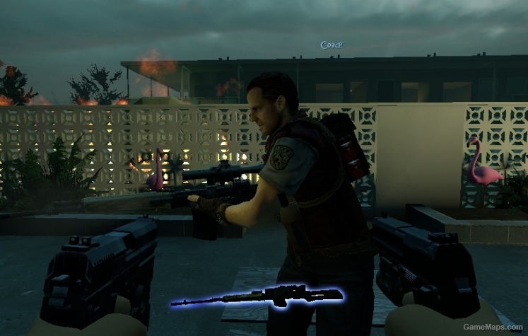 Barry Burton (w/ FPS arms)