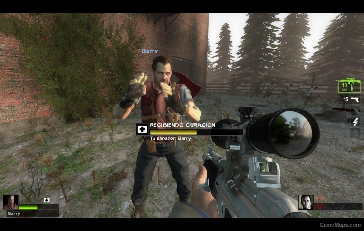 Barry Burton (w/fps arms, icons and name)