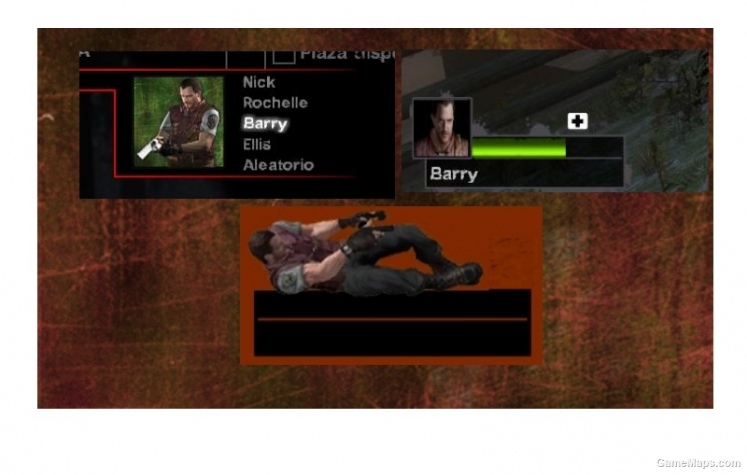 Barry Burton (w/fps arms, icons and name)