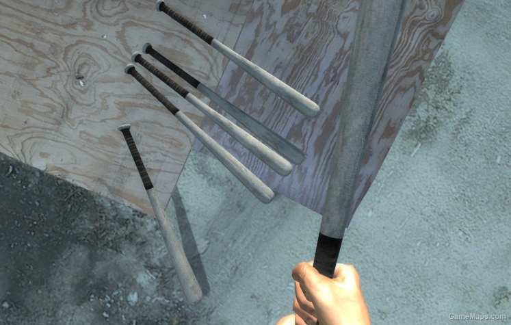 Baseball Bat Brushed Aluminum (with sound)