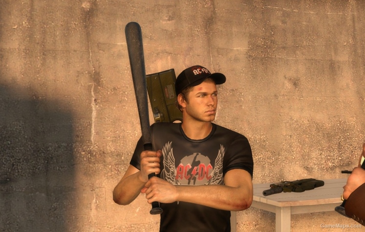 Baseball Bat Dark Brushed Aluminum (with sound)
