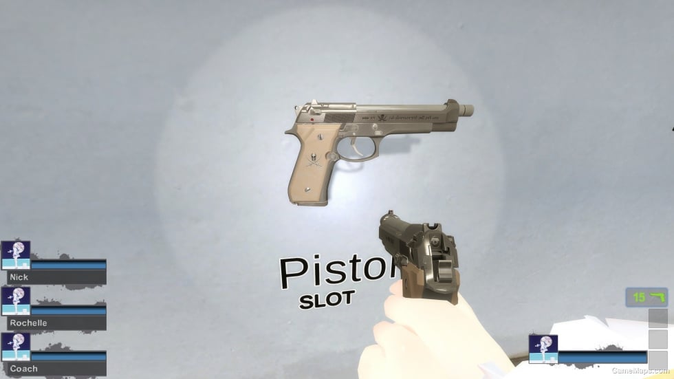 Beretta 92FS Inox "Sword Cutlass" (9mm Pistols) [Dual pistols]