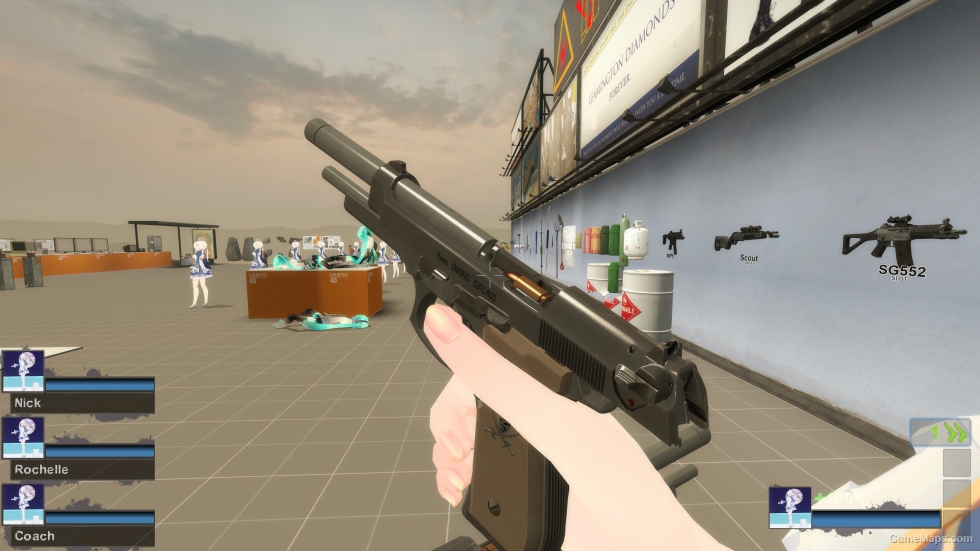 Beretta 92FS Inox "Sword Cutlass" (9mm Pistols) [Dual pistols]