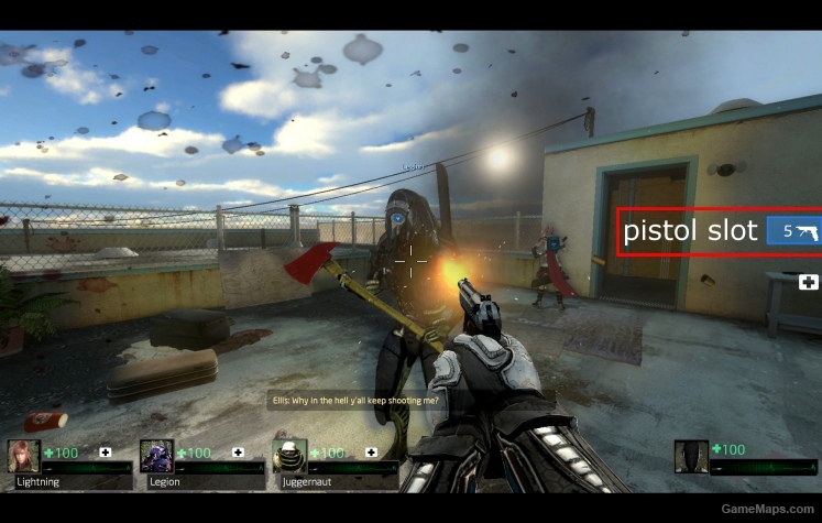 Beretta 93R - pistol slot