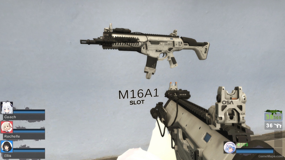 Beretta arx 160 v10 m16a2 mod for left 4 dead 2 gamemaps