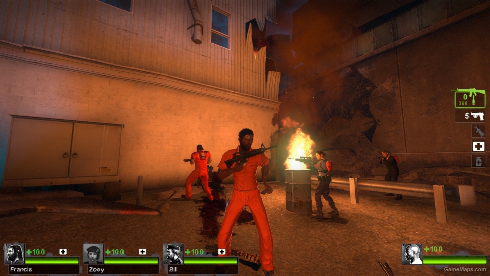 Beta Louis in prison outfit