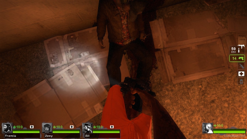Beta Louis in prison outfit