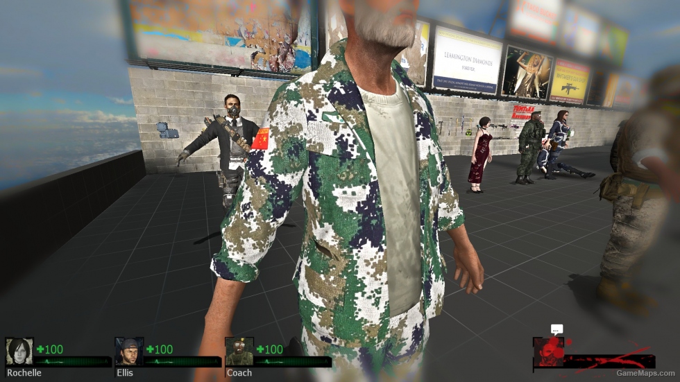 Bill reskin PLA type07 camo 2.0（body only）解放军07式迷彩