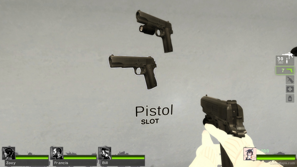 Black 1911 Arbys pistol animations (Pistol & Dual Pistol) [Sound fix Ver]