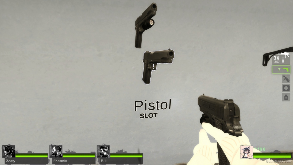 Black 1911 Arbys pistol animations (Pistol & Dual Pistol) [Sound fix Ver]