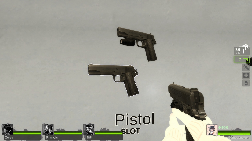 Black 1911 Arbys pistol animations (Pistol & Dual Pistol) [Sound fix Ver]
