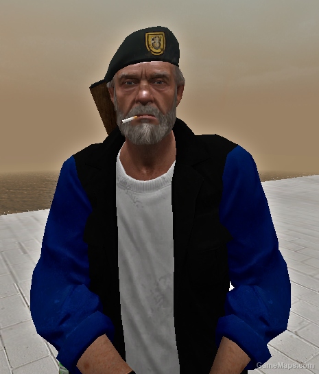 Black & Blue Bill Reskin w/ Black Gloves