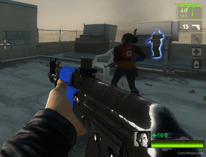 Black & Blue Styled Ak47