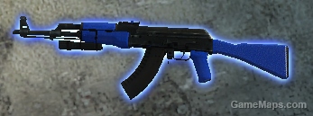 Black & Blue Styled Ak47