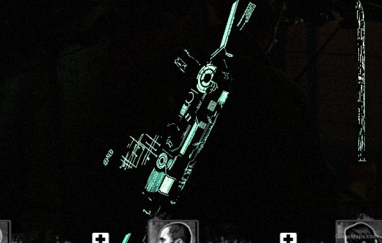 Black AK-47 TRON Style (Luminous Details)
