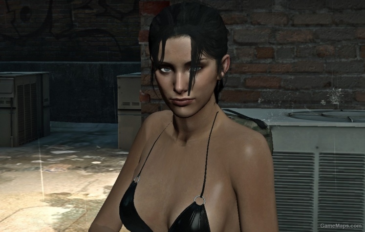 Black Bikini zoey with (black hair)