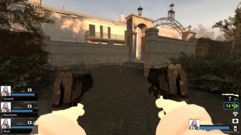 Black Dual Desert Eagles (Dual pistols)