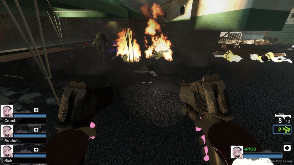 Black Dual Desert Eagles (Dual pistols)